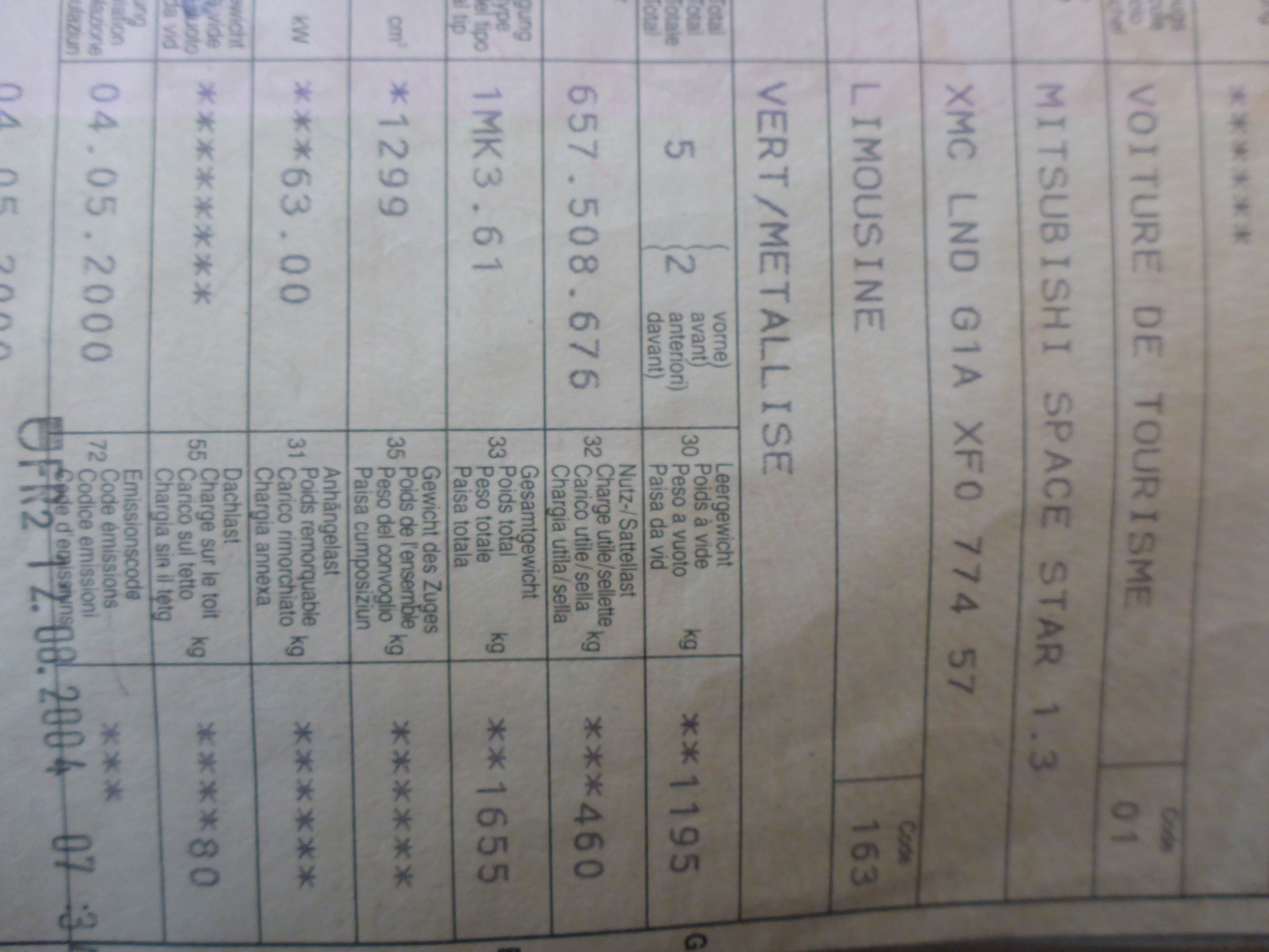 Mitsubishi Space Star 1.3 - Image 1